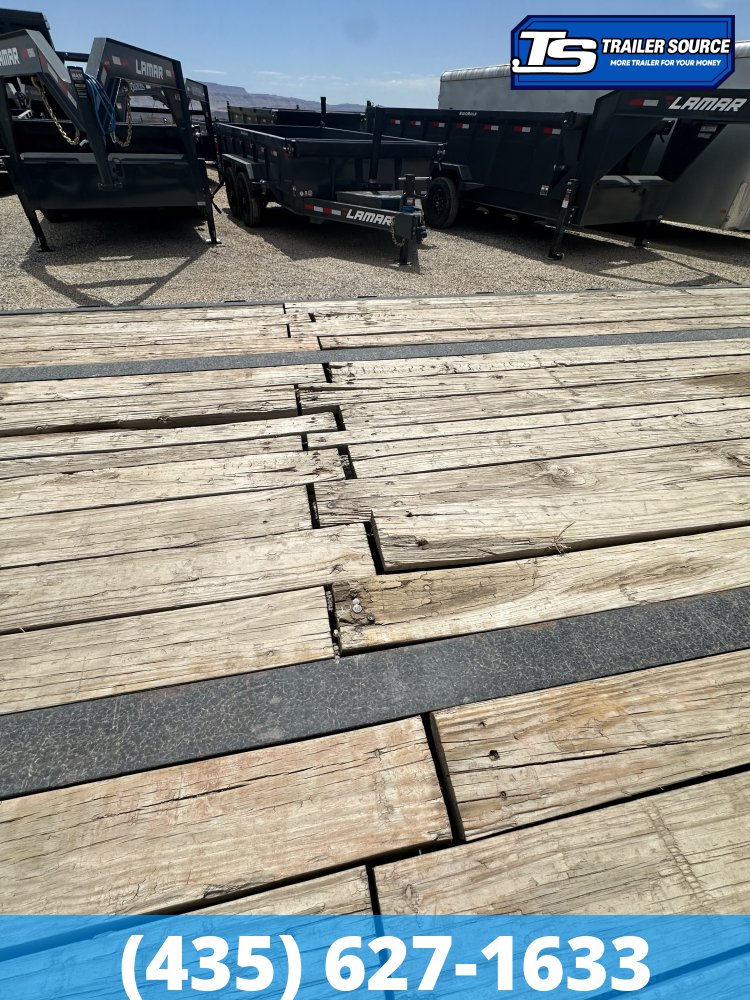 8.5x40 PJ Trailers Gooseneck Air Ride Equipment Trailer - 25.9K GVWR - Air Ride
