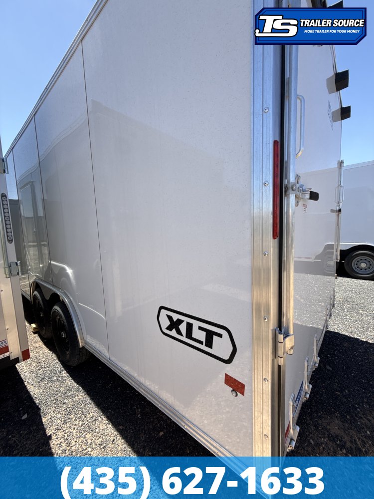 8.5x20 Alcom Aluminum EZ Hauler XLT Auto Trailer - 7'0" Interior - 10K GVWR - .080 PolyCor, D-Rings, Ramp Door