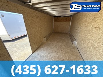 8.5x20 Alcom Aluminum EZ Hauler XLT Auto Trailer - 7'0" Interior - 10K GVWR - .080 PolyCor, D-Rings, Ramp Door