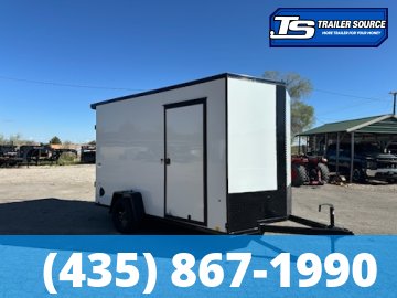7x12 Look ST DLX Enclosed Cargo Trailer - 7'0" Interior - 3.5K GVWR - .080 PolyCor, Black Out Package, Rear Spoiler w/ Load Lights