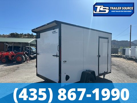 7x12 Look ST DLX Enclosed Cargo Trailer - 7'0" Interior - 3.5K GVWR - .080 PolyCor, Black Out Package, Rear Spoiler w/ Load Lights