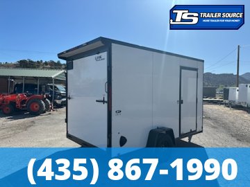 7x12 Look ST DLX Enclosed Cargo Trailer - 7'0" Interior - 3.5K GVWR - .080 PolyCor, Black Out Package, Rear Spoiler w/ Load Lights