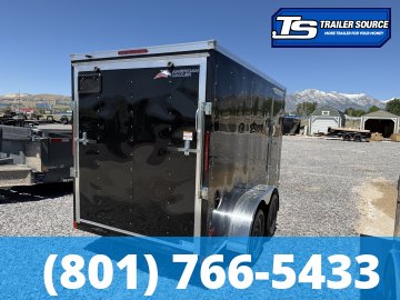 6x12 American Hauler Arrow Enclosed Cargo Trailer - 6'6" Interior - 7K GVWR - Ramp Door