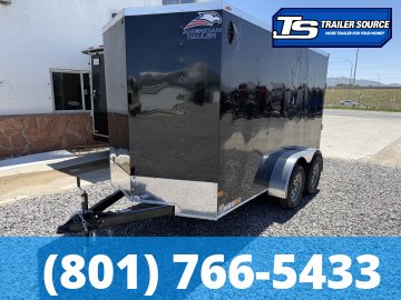 6x12 American Hauler Arrow Enclosed Cargo Trailer - 6'6" Interior - 7K GVWR - Ramp Door