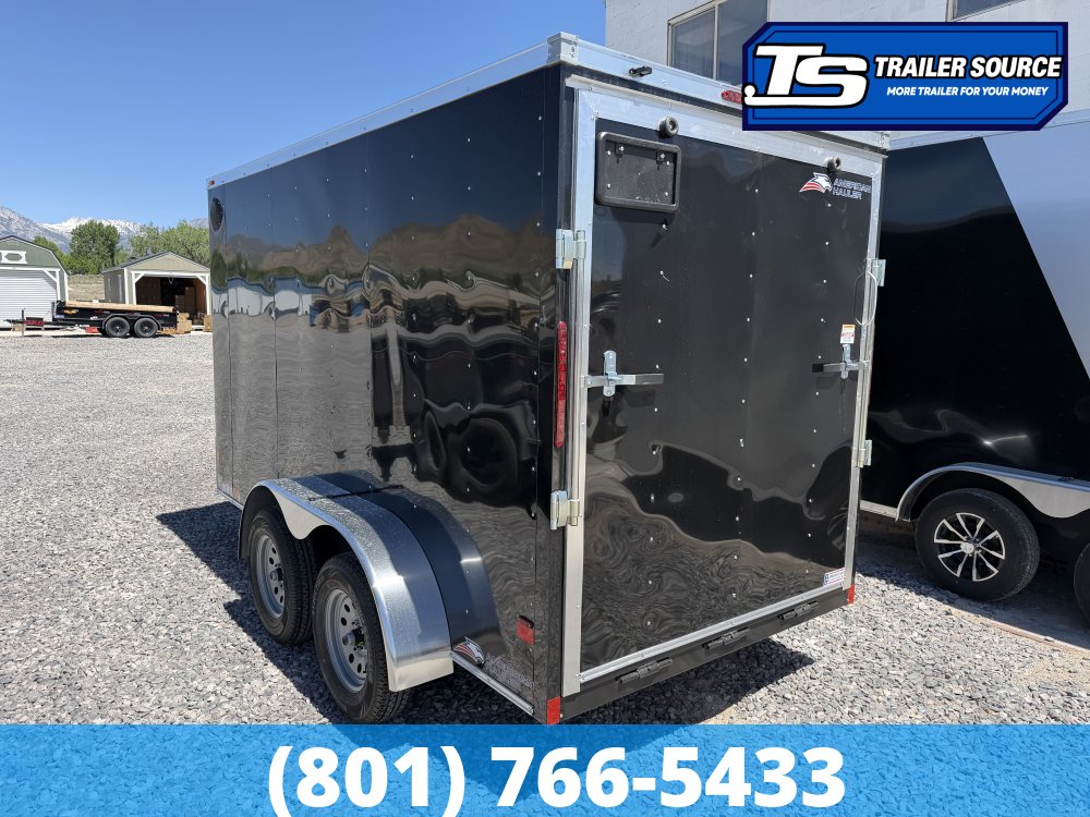 6x12 American Hauler Arrow Enclosed Cargo Trailer - 6'6" Interior - 7K GVWR - Ramp Door