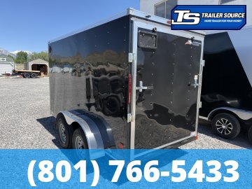 6x12 American Hauler Arrow Enclosed Cargo Trailer - 6'6" Interior - 7K GVWR - Ramp Door
