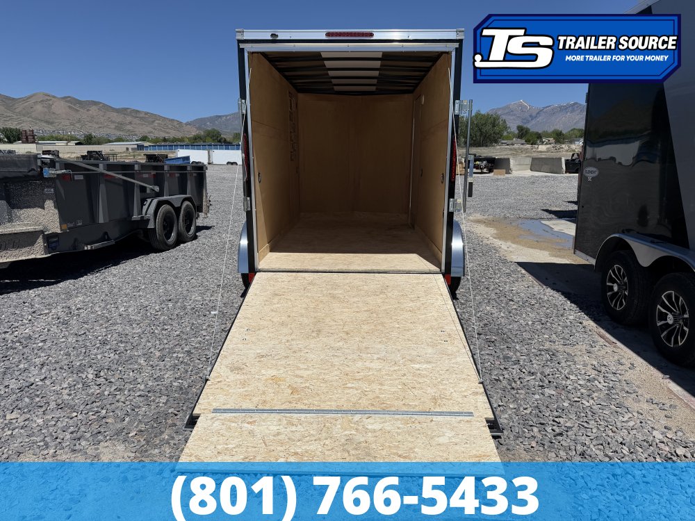 6x12 American Hauler Arrow Enclosed Cargo Trailer - 6'6" Interior - 7K GVWR - Ramp Door