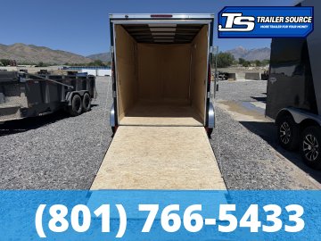 6x12 American Hauler Arrow Enclosed Cargo Trailer - 6'6" Interior - 7K GVWR - Ramp Door
