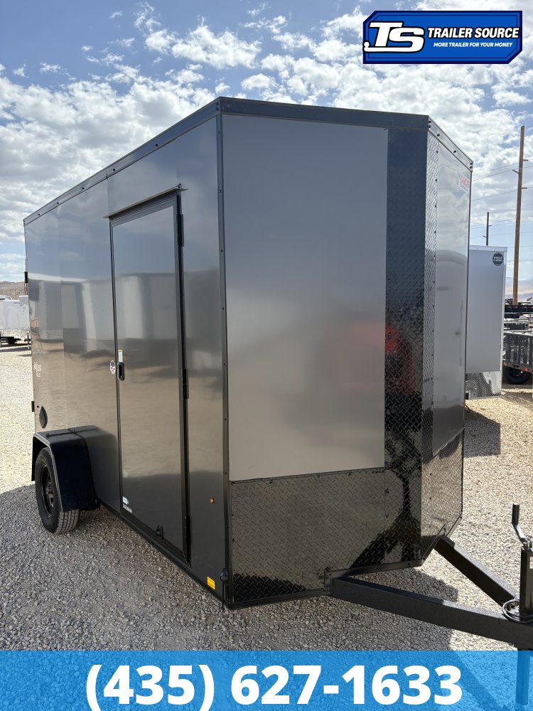 6x12 Pace American Outback DLX Enclosed Cargo Trailer - 7'0" Interior - 3.5K GVWR - .080 PolyCor, Ramp Door