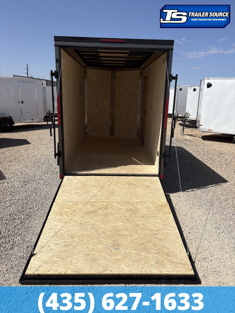 6x12 Pace American Outback DLX Enclosed Cargo Trailer - 7'0" Interior - 3.5K GVWR - .080 PolyCor, Ramp Door