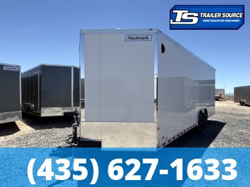 8.5x24 Haulmark Grizzly HD Enclosed Cargo Trailer - 7'6" Interior - 14K GVWR - 12" Cross Member Upgrade, Double 3/4 Floor