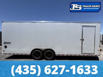 8.5x24 Haulmark Grizzly HD Enclosed Cargo Trailer - 7'6" Interior - 14K GVWR - 12" Cross Member Upgrade, Double 3/4 Floor