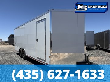 8.5x24 Haulmark Grizzly HD Enclosed Cargo Trailer - 7'6" Interior - 14K GVWR - 12" Cross Member Upgrade, Double 3/4 Floor