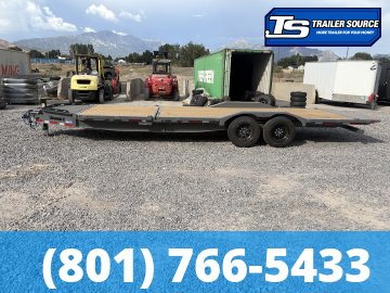 8.5x24 Diamond C HXD 208 Wide Body w/ Drive Over Fenders Tilt Trailer - 18K GVWR - ABS Brakes