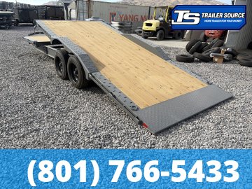 8.5x24 Diamond C HXD 208 Wide Body w/ Drive Over Fenders Tilt Trailer - 18K GVWR - ABS Brakes