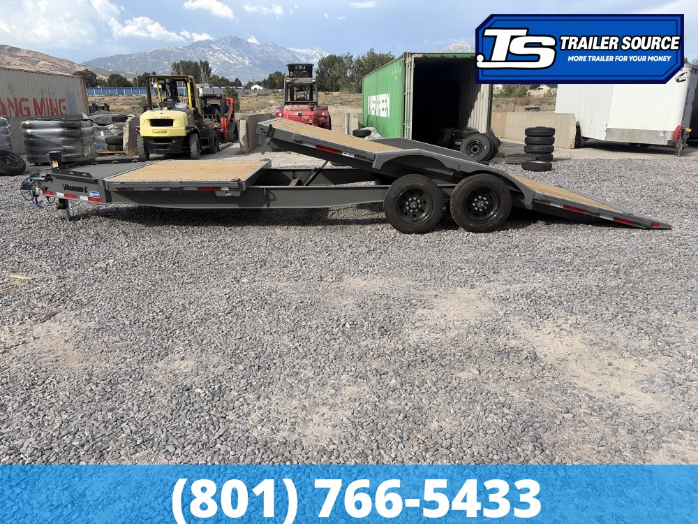 8.5x24 Diamond C HXD 208 Wide Body w/ Drive Over Fenders Tilt Trailer - 18K GVWR - ABS Brakes