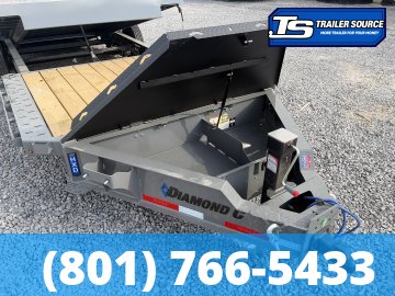 8.5x24 Diamond C HXD 208 Wide Body w/ Drive Over Fenders Tilt Trailer - 18K GVWR - ABS Brakes