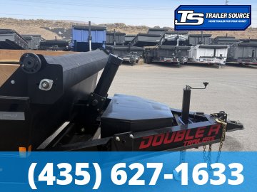 Double A Excel Series ELP 7x14 ft Dump Trailer 20" Sides 15.4K GVWR I-Beam Frame, Telescopic, Wireles Remote
