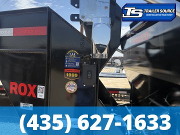 Maxx-D ROX Gooseneck 7x14 ft Roll Off Trailer  14K GVWR Electric Tarp