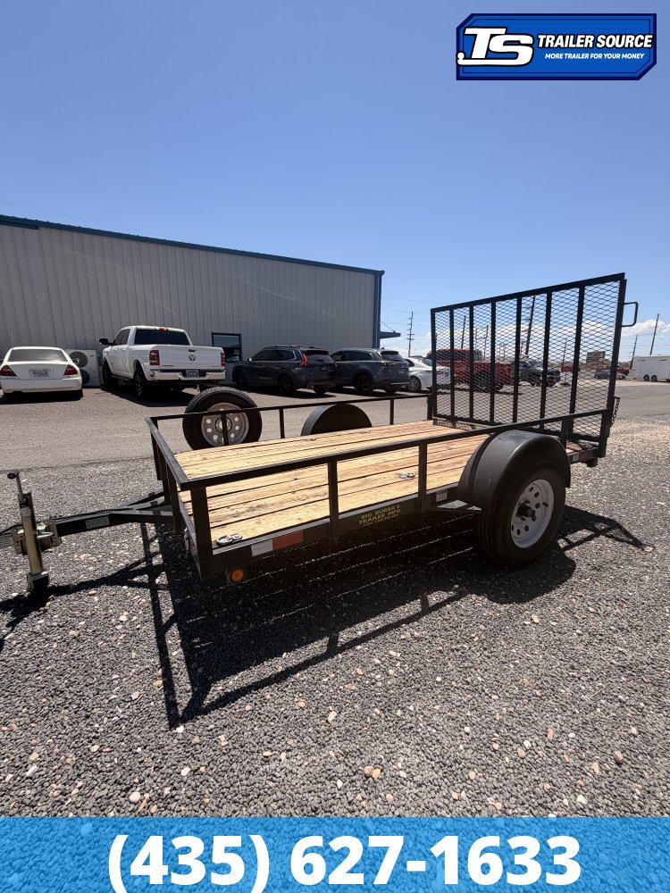 6x10 Big Bubba Utility Utility Trailer - 3.5K GVWR - Spare Tire