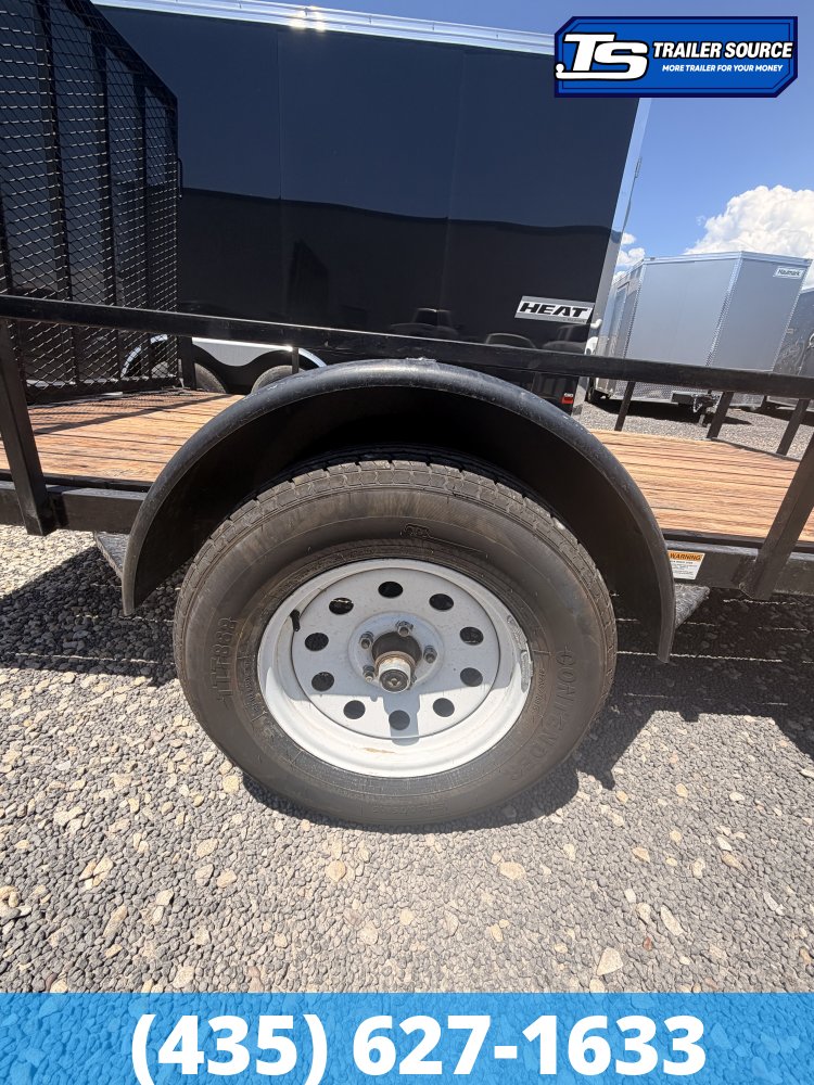 6x10 Big Bubba Utility Utility Trailer - 3.5K GVWR - Spare Tire