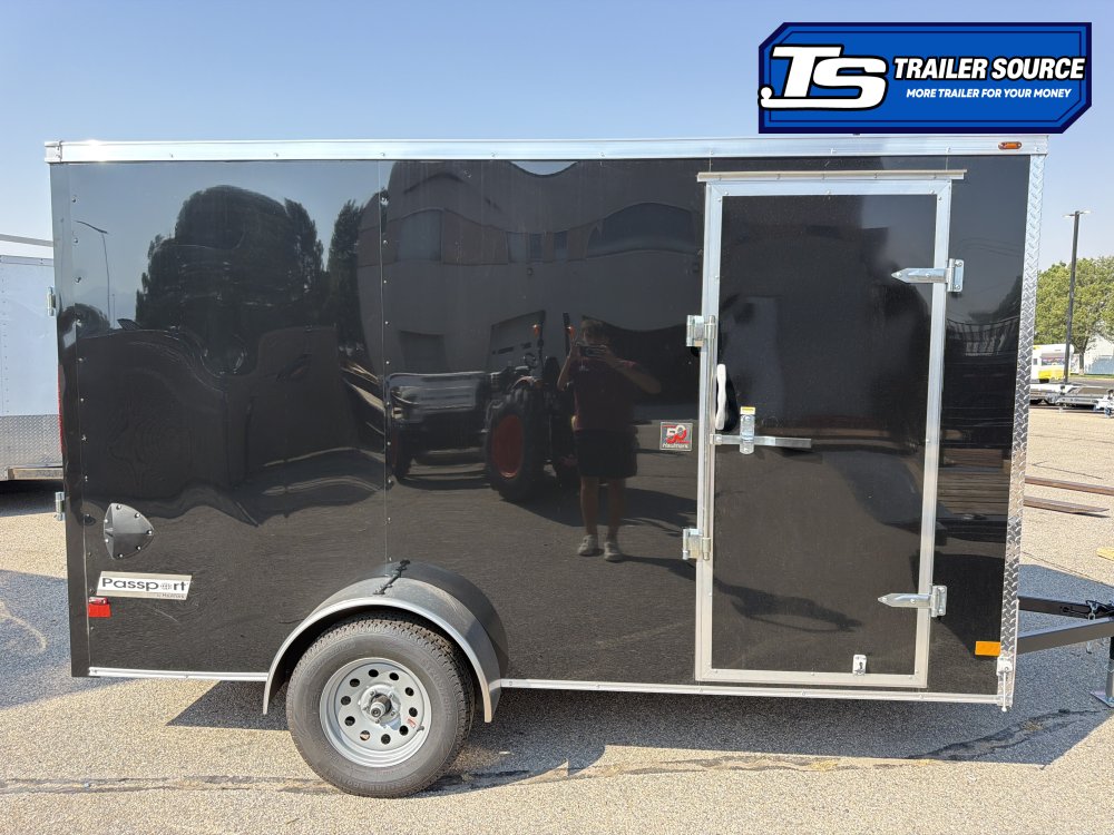 6x12 Haulmark Passport Enclosed Cargo Trailer - 6'6" Interior - 3.5K GVWR - .080 PolyCor