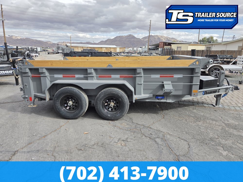 6.5x12 Diamond C MDT 206 Pacesetter Pkg Dump Trailer - 10K GVWR -