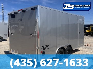 8.5x16 Alcom Aluminum EZ Hauler XLT Auto Trailer - 7'0" Interior - 7K GVWR - Dovetail