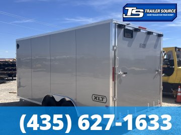 8.5x16 Alcom Aluminum EZ Hauler XLT Auto Trailer - 7'0" Interior - 7K GVWR - Dovetail