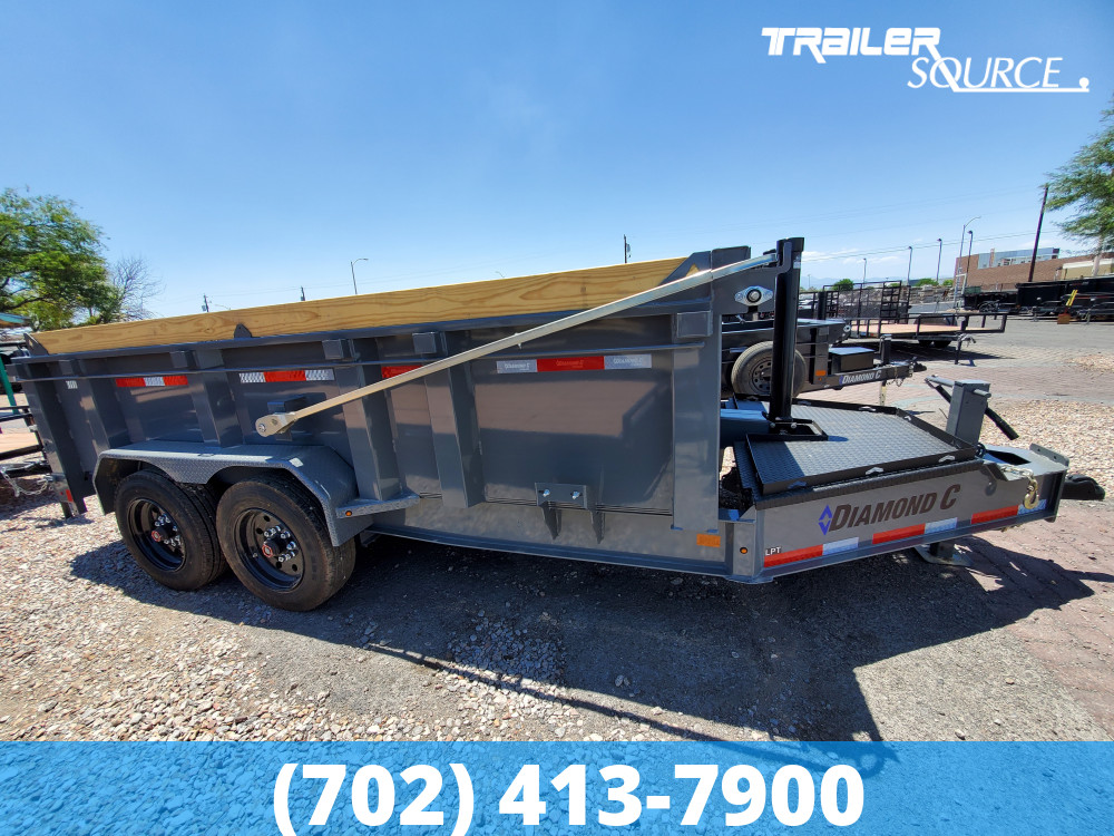 7x14 Diamond C LPT 18K 32" Sides Dump