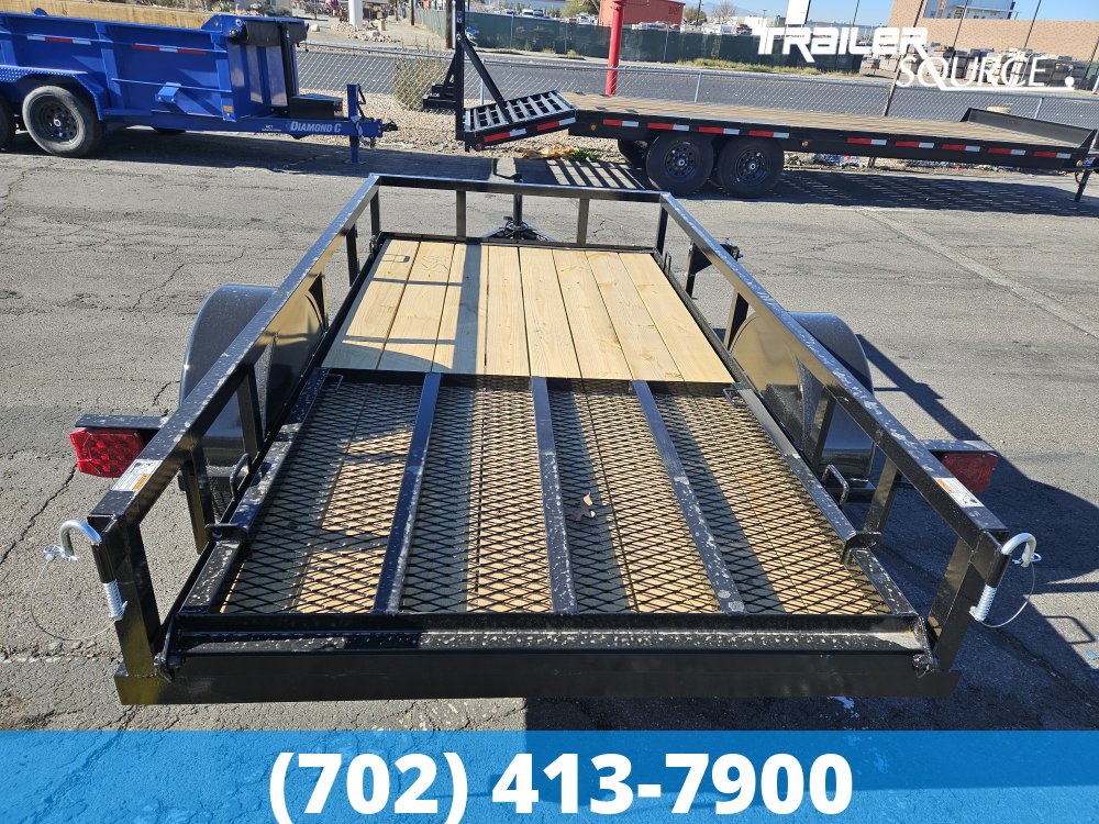 5x10 Top Hat Single Axle Utility