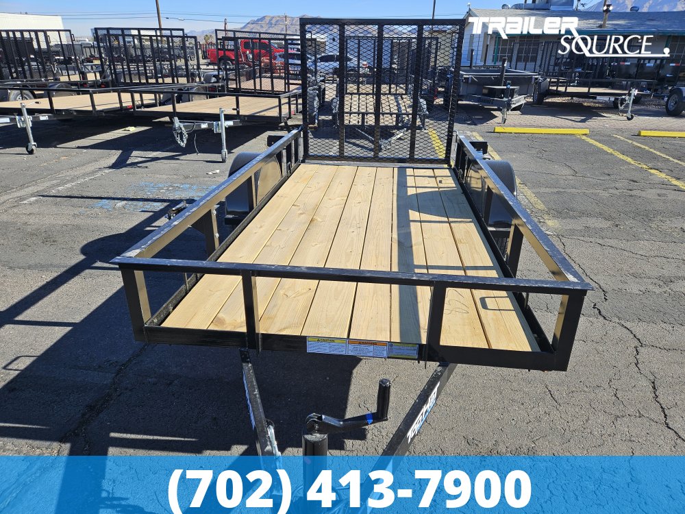 5x10 Top Hat Single Axle Utility