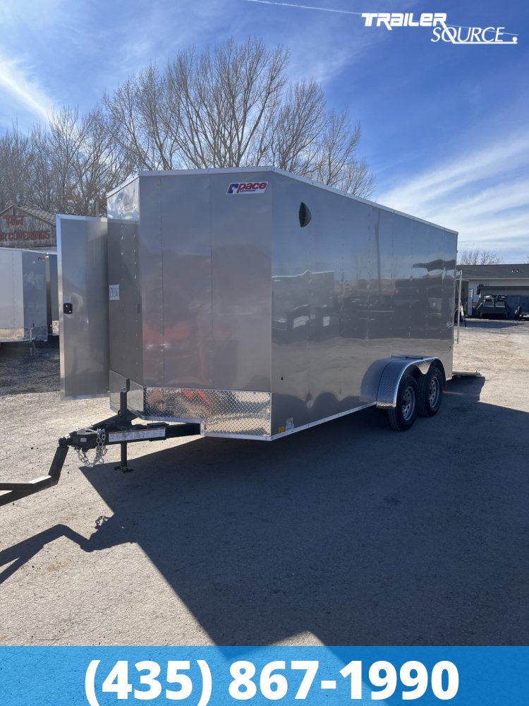 7x16 Pace American Outback DLX 7'0" Interior 7K Tandem Axle Enclosed Cargo