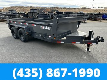 7x14 Norstar Iron Bull DCB 20" Sides 14K Dump Trailer