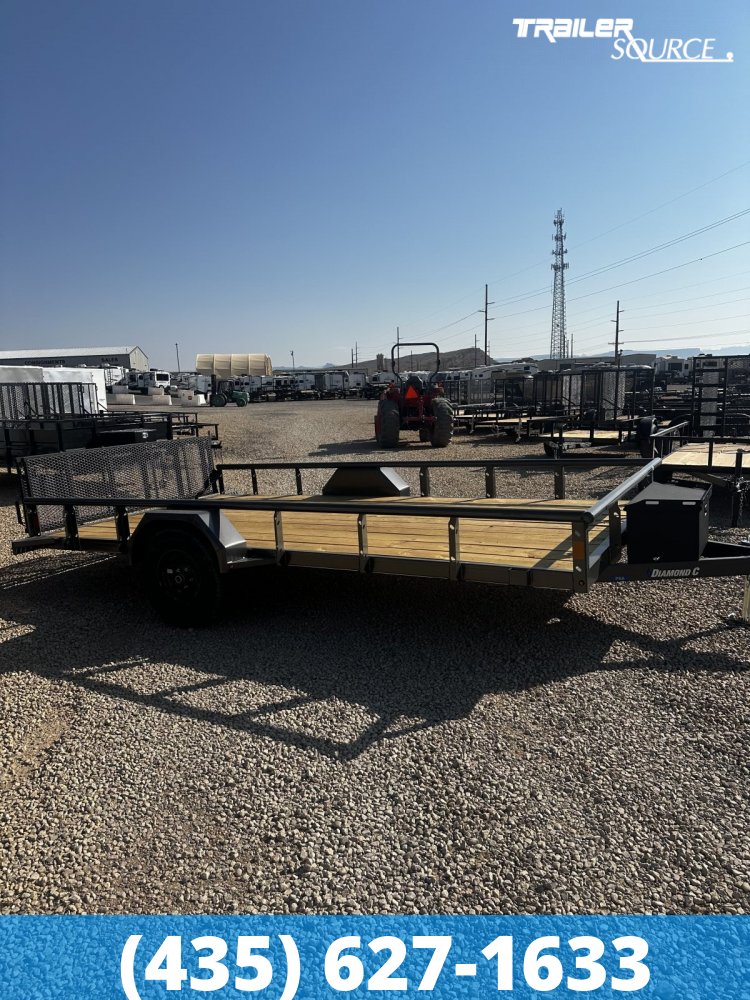 7x14 Diamond C PSA Single Axle Utility