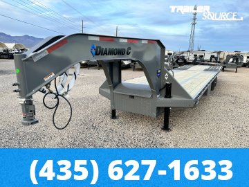 8.5x35 Diamond C FMAX HDT 35' 25.9K Hydraulic Dovetail Gooseneck