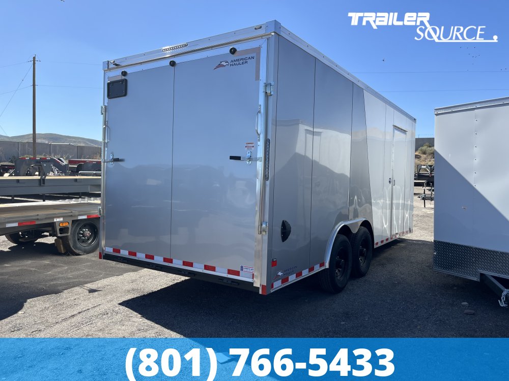 8.5x20 American Hauler Night Hawk 7'6" 12K Tandem Axle Enclosed Cargo