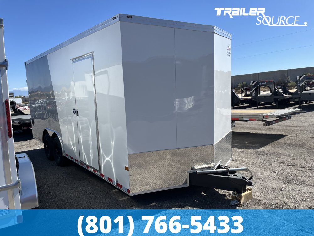 8.5x20 American Hauler Night Hawk 7'6" 12K Tandem Axle Enclosed Cargo