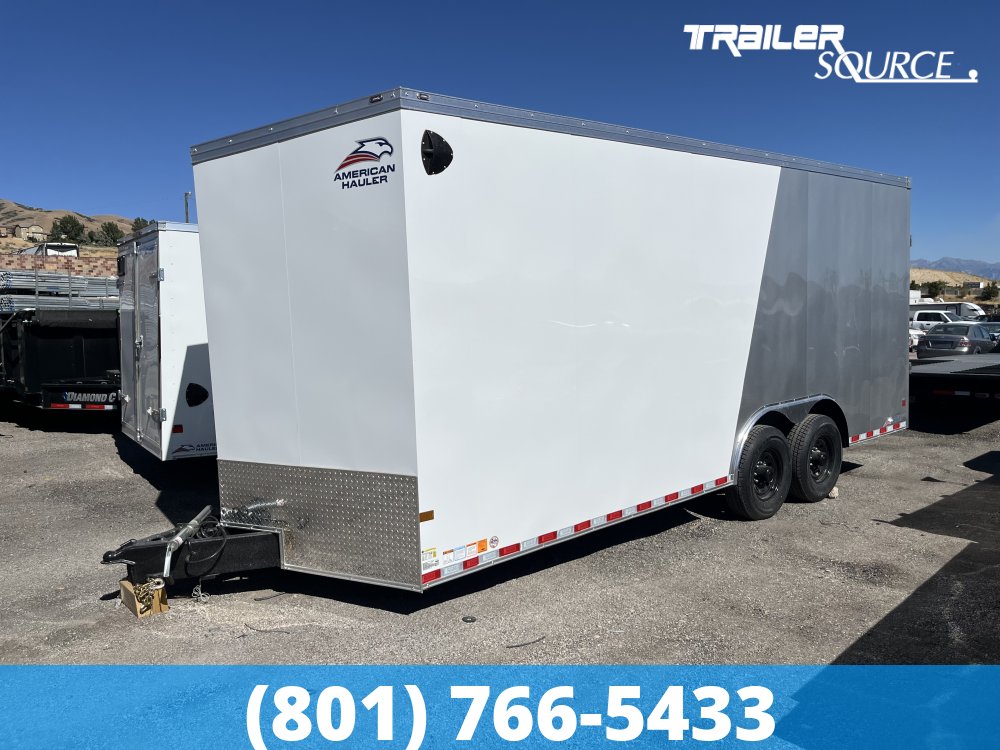 8.5x20 American Hauler Night Hawk 7'6" 12K Tandem Axle Enclosed Cargo