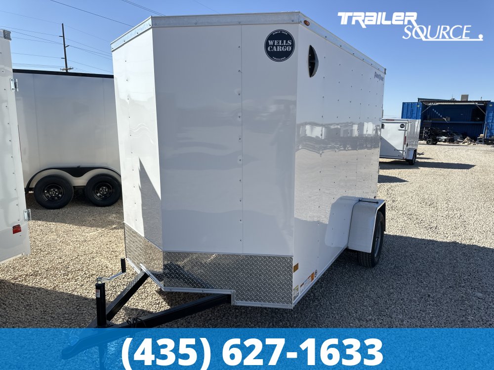 6x10 Wells Cargo FastTrac 6'6" Interior Single Axle Enclosed Cargo