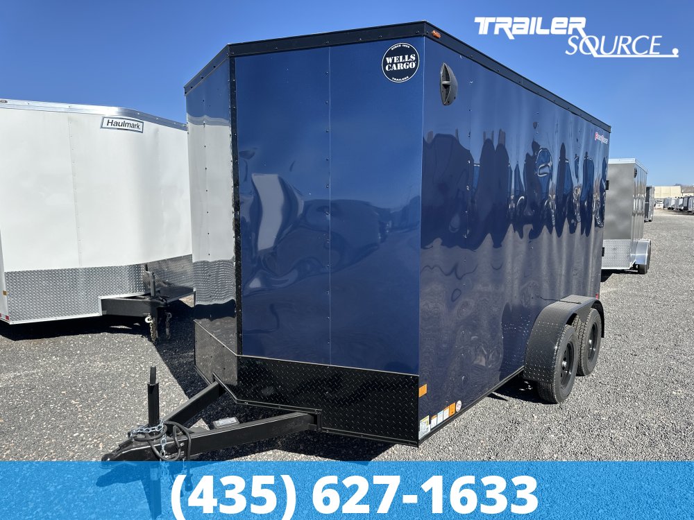 7x14 Wells Cargo Fast Trac Deluxe 7'0" Interior 7K Tandem Axle Enclosed Cargo