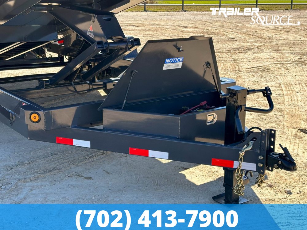 7x14 Norstar Iron Bull DCB 20" Sides 14K Dump Trailer