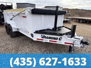 7x14 Diamond C LPT 210 Pacesetter Pkg Dump Trailer - 32" Sides - 23K GVWR 7G Floor and Walls