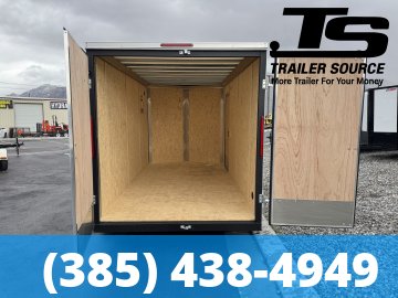 7x14 Look ST DLX Enclosed Cargo Trailer - 7'0" Interior - 7K GVWR - .080 PolyCor, Alloy Wheels, Barn Doors, Translucent Roof