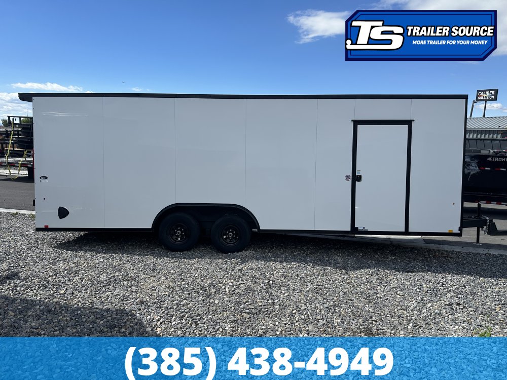 8.5x24 Look ST DLX Enclosed Cargo Trailer - 7'0" Interior - 10K GVWR - .080 PolyCor, Black Out Package, Rear Spoiler w/ Load Lights