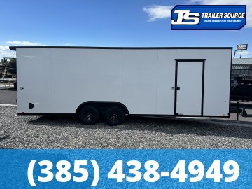 8.5x24 Look ST DLX Enclosed Cargo Trailer - 7'0" Interior - 10K GVWR - .080 PolyCor, Black Out Package, Rear Spoiler w/ Load Lights