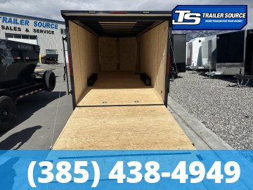 8.5x24 Look ST DLX Enclosed Cargo Trailer - 7'0" Interior - 10K GVWR - .080 PolyCor, Black Out Package, Rear Spoiler w/ Load Lights