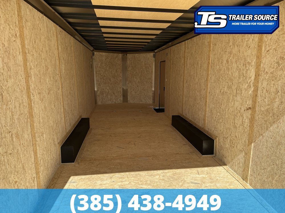 8.5x24 Look ST DLX Enclosed Cargo Trailer - 7'0" Interior - 10K GVWR - .080 PolyCor, Black Out Package, Rear Spoiler w/ Load Lights
