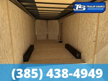 8.5x24 Look ST DLX Enclosed Cargo Trailer - 7'0" Interior - 10K GVWR - .080 PolyCor, Black Out Package, Rear Spoiler w/ Load Lights