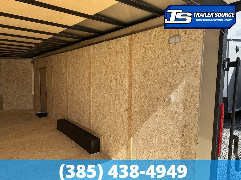 8.5x24 Look ST DLX Enclosed Cargo Trailer - 7'0" Interior - 10K GVWR - .080 PolyCor, Black Out Package, Rear Spoiler w/ Load Lights